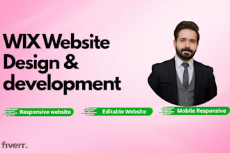 design wix website and redesign a business wix website