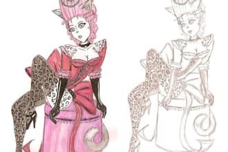 draw your fantasy, game, story or fan character