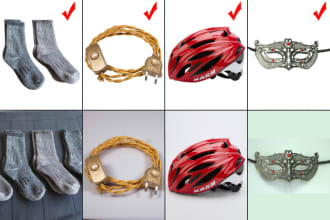 professionally REMOVE Background 15 images with white