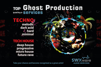 ghost produce techno track, tech house, psytrance, edm