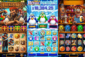 create amazing slots game graphics