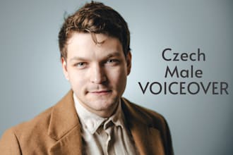 record czech professional voiceover