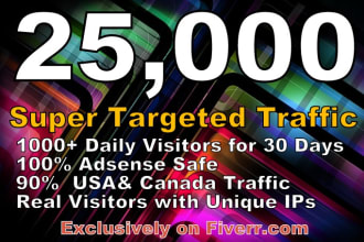 drive 30,000 super targeted website,traffic,visitors