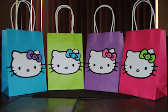 create an amazing Hello Kitty goody bag