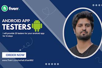 provide 20 tester for your android app