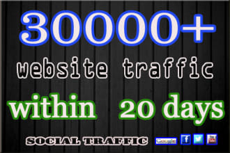 daily 1500 website traffic,social visitors, USA based
