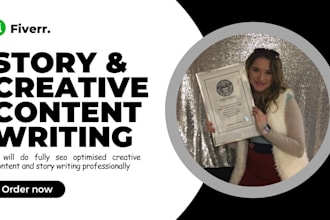 do captivating storytelling and creative content writing
