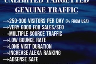 drive unlimited targetted genuine traffic