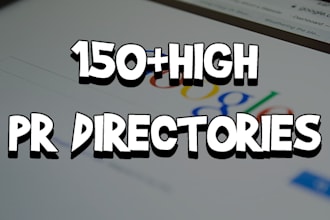 submit Your Site to 150 High PR Directories Manually