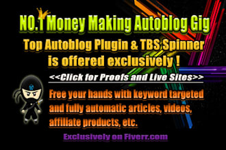 create unique responsive profitable wordpress autoblog