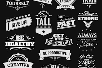 make 2 vintage and retro logo
