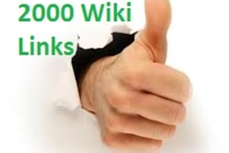 create â˜…7000 UNIQUE domain Wiki Contextual Backlinks â˜…pr 1 to 8 â˜…Edu Gov Sites Included â˜…Fast delivery Guaranteed â˜…Up to 21000 links created