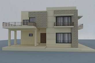architecture 2d and 3d models