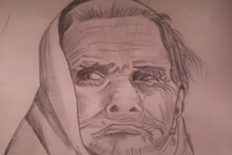 draw a manual sketch on any theme for the cover of your publications