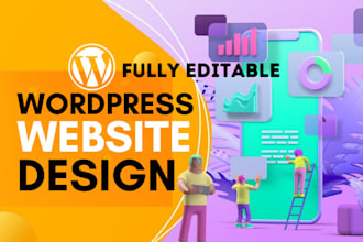 create a mobile friendly wordpress website or website design