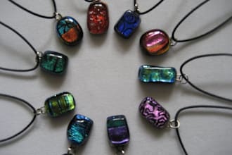 send you a fused glass necklace