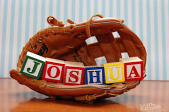 create a custom baby name print
