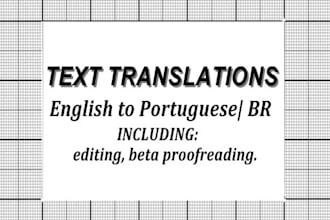 translate texts from  English to Portuguese BR