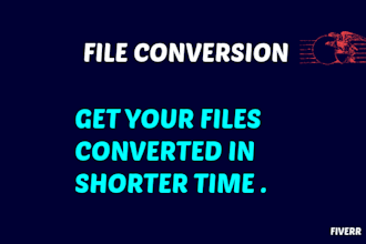 convert files in less time