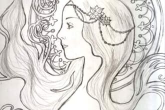 draw cartoon picture, sketch ,banner , design and any kind of logo