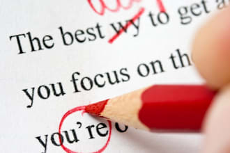 edit and proofread blogs and articles