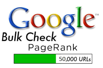 check Bulk Page Rank of upto 50,000 links