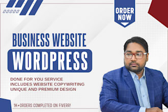 build a complete wordpress business website