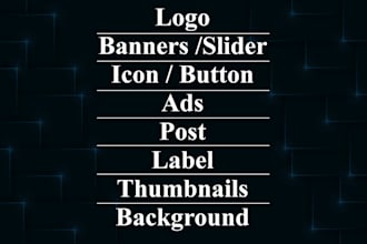 design any web , ecommerce , social media graphic