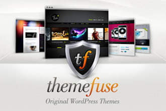 install wordpress and any themefuse theme of your choice