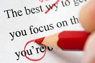 review and proof read