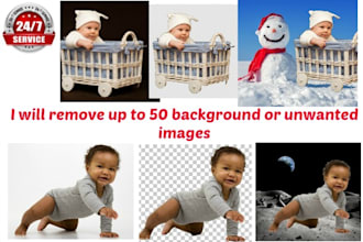 remove up to 50 background or unwanted images
