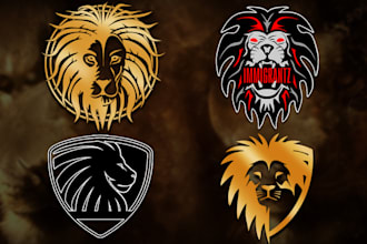 design or redesign professional lion, tiger, puma, pet logo
