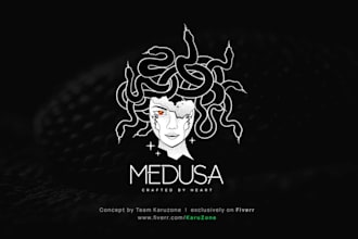 create modern minimal logo design with brand assets