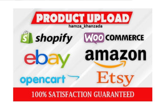 upload add or list products to your woocommerce shopify or any ecommerce store