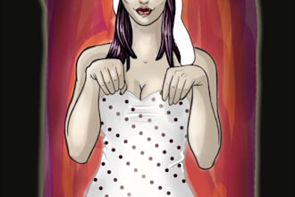 draw your image with my personal cartoon style
