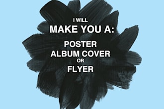 make you an album, poster, or flyer