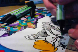 draw and write your name with style graffiti