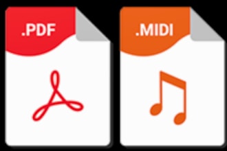 give you any midi and pdf sheets from my youtube channel