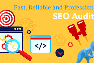 create Website SEO Analysis and Audit Report Within 24 Hours