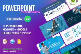 create your powerpoint presentation, keynote, google slides, canva