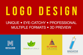 create a unique, appealing and pro logo