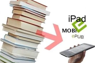 convert and create any word doc or pdf into an ebook format for you for kindle nook ipad ibooks or amazon for epub or mobi