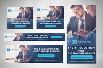 design attractive website banners