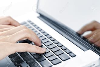 do 1 hour data entry job for you