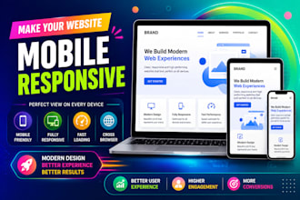 redesign your website and make it mobile responsive