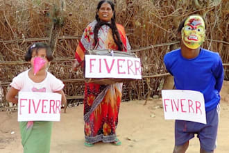 make the funny TaMaShA video for your  Funny message or any other promotion of website/message/brand name