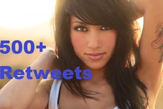 give you 500+ retweets