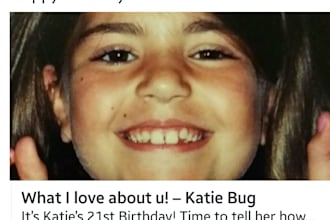 create a love story blog about someone you love