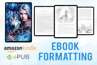 format your ebook for kindle, apple, ingramspark