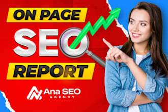do an expert on page SEO audit report, competitor analysis for google ranking